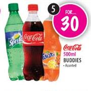 Cocacola Buddies Assorted-5x500ml
