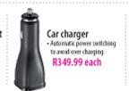 Car Charger Each