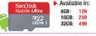 SanDisk Ultra microSD-8GB