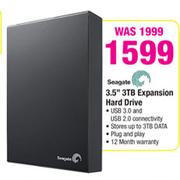 Seagate 3.5" Expansion Hard Drive-3TB