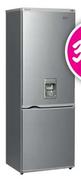 KIC Metallic Silver Bottom Freezer Fridge With Water Dispenser(KB6035WH)-346Ltr.