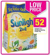 Sunlight 2 In 1 Handwash Washing Powder-3kg Each