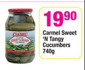Carmel Sweet 'N Tangy Cucumbers-740g