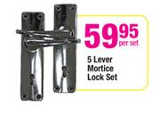 5 Lever Mortice Lock Set-Per Set