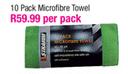 Stramm 10 Pack Microfibre Towel-Per Pack