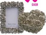 Silver Rose Picture Frame-90*130mm