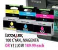 Lexmark 100 Cyan, Magenta or Yellow-each