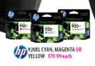 HP 920XL Cyan, Magenta or Yellow-each