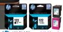 HP 122 Black-each