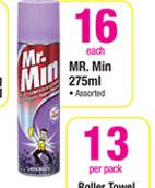 Mr. Min--275Ml Each
