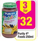 Purity 4th Foods-3x250Ml