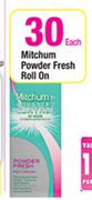Mitchum Powder Fresh Roll On-Each