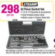 Stramm 52 Piece Socket Set