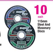 Stramm 115mm Steel And Masonary Disc-Each