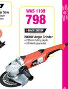 Black & Decker 2000W Angle Grinder