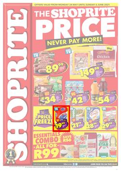 Shoprite Eastern Cape : Price Promotion (24 May - 6 June 2021), page 1