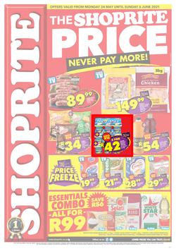 Shoprite Eastern Cape : Price Promotion (24 May - 6 June 2021), page 1