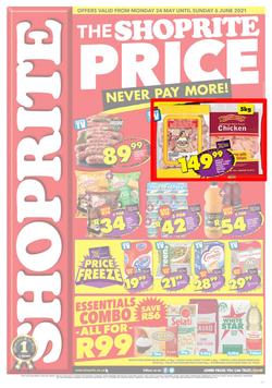 Shoprite Eastern Cape : Price Promotion (24 May - 6 June 2021), page 1