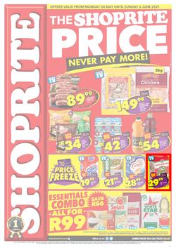 Shoprite Eastern Cape : Price Promotion (24 May - 6 June 2021), page 1