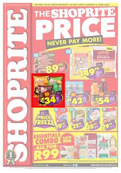 Shoprite Eastern Cape : Price Promotion (24 May - 6 June 2021), page 1