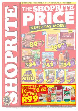 Shoprite Eastern Cape : Price Promotion (24 May - 6 June 2021), page 1