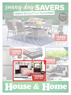 House & Home : Sunny Day Savers (25 Sep - 7 Oct 2018), page 1