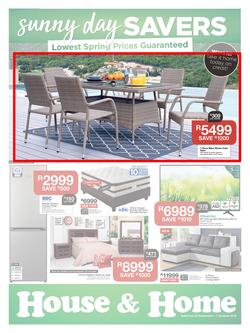 House & Home : Sunny Day Savers (25 Sep - 7 Oct 2018), page 1
