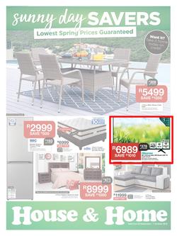 House & Home : Sunny Day Savers (25 Sep - 7 Oct 2018), page 1