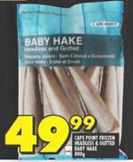 Cape Point Frozen Headless & Cutted Baby Hake-800g