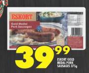 Eskort Gold Medal Pork Sausages-375g