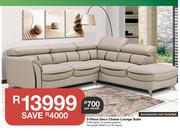 2 Piece Deco Chaise Lounge Suite