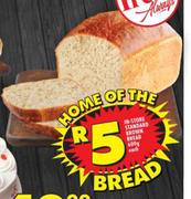 In Store Standard Brown Bread-600g Each