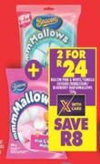 Beacon Pink & White Marshmallows-For 2
