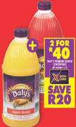 Daly's Premium Squash Concentrate All Variants-For 2 x 1.5L