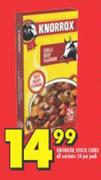 Knorrox Stock Cubes All Variants-24 Per Pack