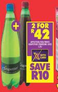 Appletiser/Red/White Grapetiser Sparkling Juice-For 2 x 1.25L