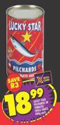 Lucky Star Pilchards In Tomato/Chilli Sauce-400g Each