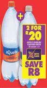 Aquelle Sparkling Flavoured Water All Variants-For 2 x 1.5L