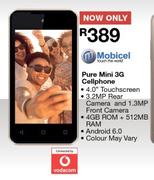 Mobicel Pure Mini 3G Cellphone