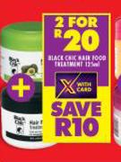 Black Chic Hair Food Treatment-For 2 x 125ml