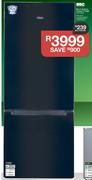 KIC 314Ltr Black Bottom Freezer/Fridge KBF635K