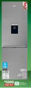 Defy 327Ltr Metallic Water On Tap Bottom Freezer/Fridge DAC670