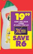 Handy Andy Cream Cleaner All Variants-750ml Each