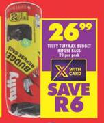 Tuffy Tuffmax Budget Refuse Bags-20 Per Pack
