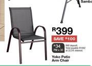 Yoko Patio Arm Chair