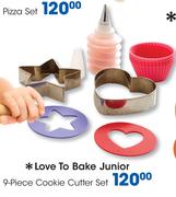 Love To Bake Junior 9-Piece Cookie Cutter Set