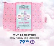 Oh So Heavenly Baby Nappy Bag Essentials