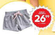 Girls Shorts (2-7 Years)