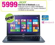 Acer Intel Core i3 Notebook (E1-570)