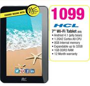 HCL 7" Wi-Fi Tablet (U3)